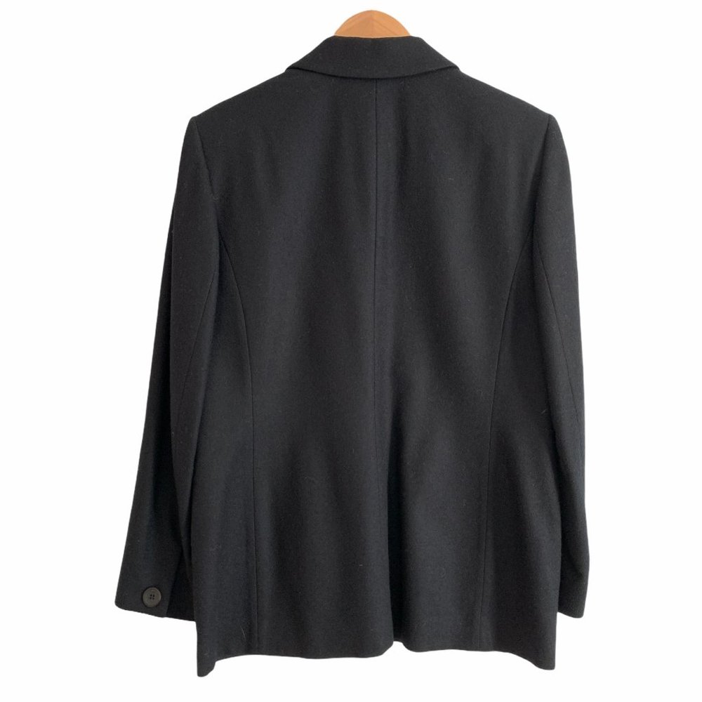 Pendleton 100%Wool Black Single Button Blazer Sz … - image 2